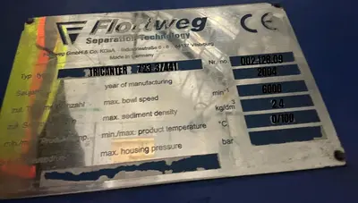USED 2004 FLOTTWEG Z23-3/441