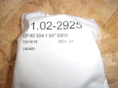 NEW HIS VACUUM QF40 304 1.5" SBW