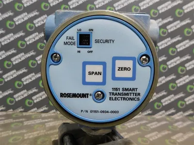 USED ROSEMOUNT ANALYTICAL 1151DP4S25B5L4W6M2