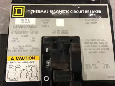 USED SQUARE D KHL3615017DC1684