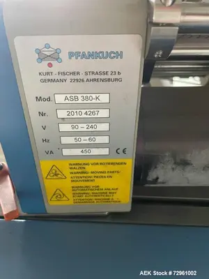 Used PFANKUCH VP 7506-2 Horizontal Side Sealers Illinois US | Aaron Equipment #87220