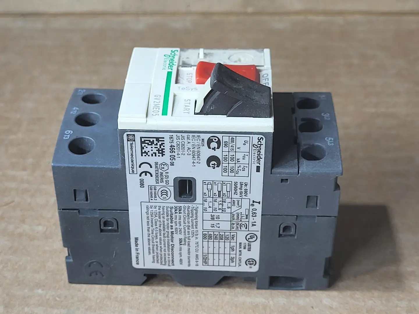 New | in-Stock SCHNEIDER ELECTRIC GV2ME05 Switchgears British Columbia CA | Lenmark #1438483