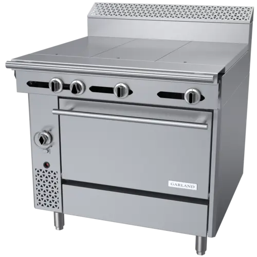 Garland C36-8C 36" Gas Range w/ (3) Hot Tops & Convection Oven, Natural Gas