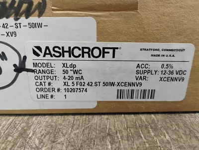 ASHCROFT XLDP Electrical/PLC/Automation | ESS Industrial Equipment Sales (3)