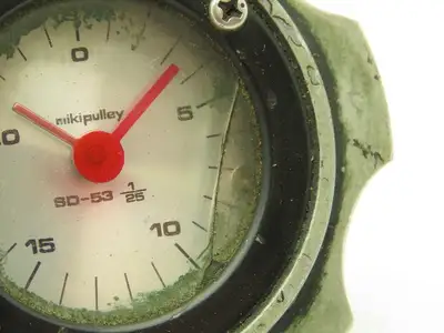 Mikipulley SD-53 Rotating Gauge Knob For 1:25 Ratio Speed Changer CRACKED