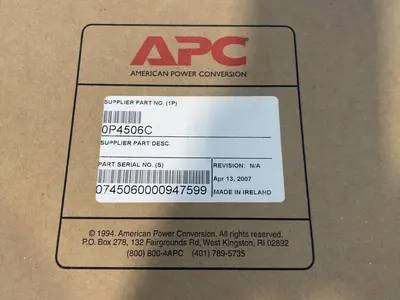 Used 2007 APC 0P4506C I/O Boards & Replacement Parts Ohio US | HGR 24 #1175562