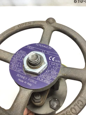 Bronney Forge L1-11 Flanged End Forged Steel Gate Valve 1-1/2″ A105N Body