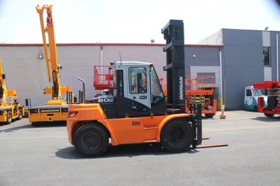 Used 2021 DOOSAN D80S Internal Combustion Forklifts: Pneumatic Tire Pennsylvania US | National Lift Equipment #1382142