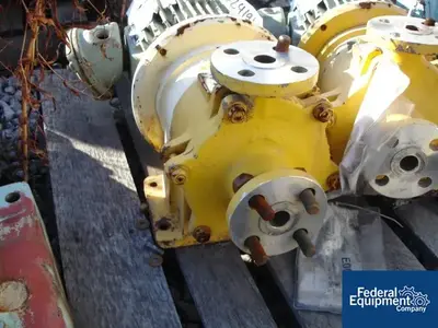 USED Kontro 1" x 1" x 4" Kontro Centrifugal Pump, 316 S/S, 3 HP
