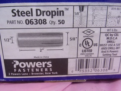 NEW Powers Fastners 06308