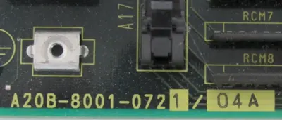 USED FANUC A20B-8001-0721/04A CIRCUIT BOARD A20B8001072104A