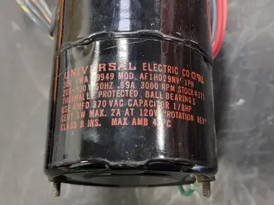 USED UNIVERSAL ELECTRIC AF1H029NV