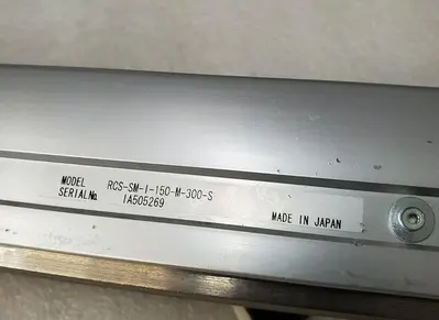 ROBO CYLINDER Model RCS-SM-I-150-M-300-S SLIDER ACTUATOR