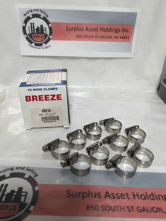New | in-Stock BREEZE 63010 Misc Fasteners Ohio US | Surplus Asset Holdings #1519208
