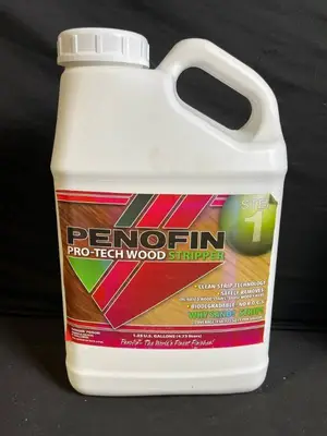 Penofin Pro-Tech Wood Stripper Step 1 + Wood Cleaner Step 2 (4-Bottle Lot)