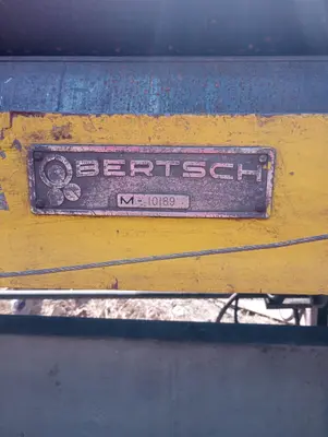 10' X 1/4" BERTSCH PLATE BENDING ROLL: YOBRO #23745