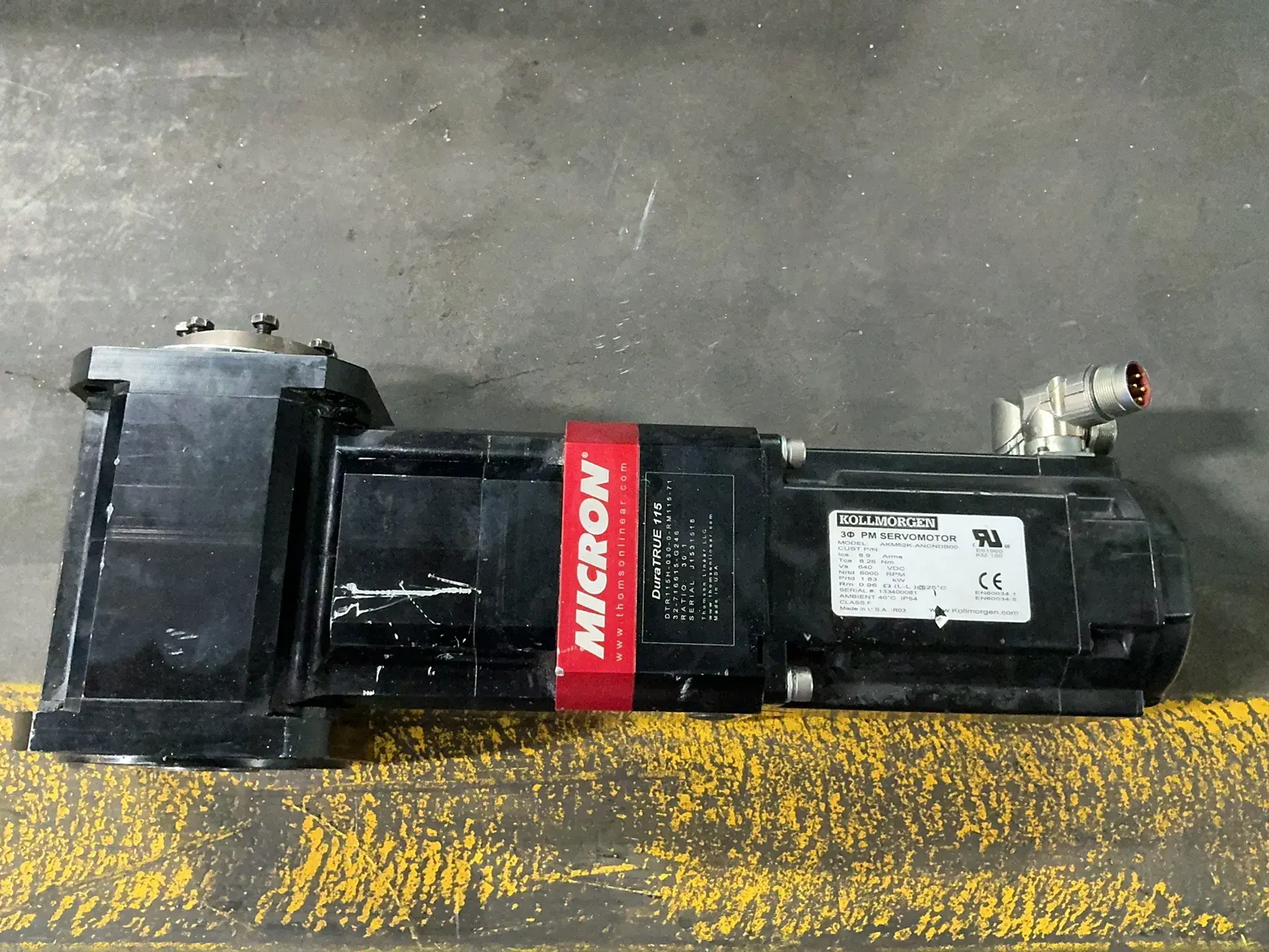 Used KOLLMORGEN AKM52KANCNDB00 Motors (misc) Ohio US | HGR 24 #1329468