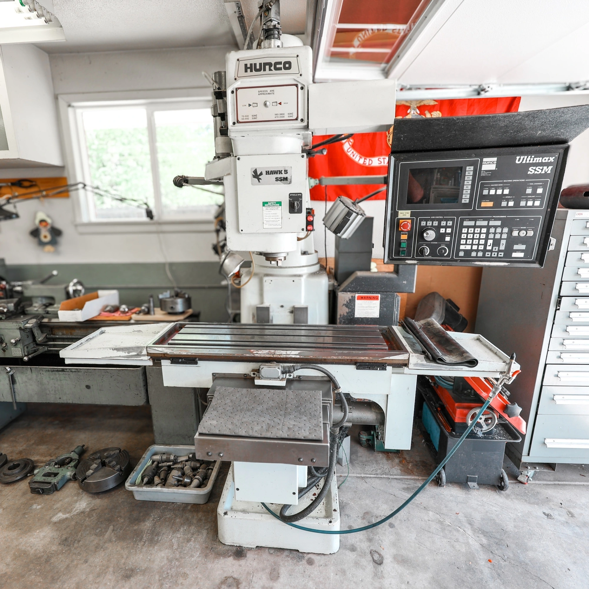 USED 1995 HURCO HAWK 5/SSM