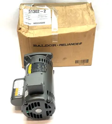 Used ABB Baldor-Reliance Electric Motor 0.75HP 115/230V 1-Phase 3450rpm A.C. Motors Michigan US | Maverick Industrial Sales #1392009