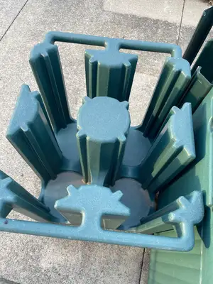 Used Cambro Used Cambro DC825110 23" Dish Dolly Cart - 240 8.25" Plates - SS393 Restaurant Equipment (Miscellaneous) Illinois US | Falcon Restaurant Supply #1373754