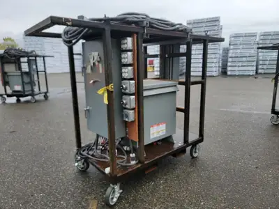 75 kVA Temporary Power Distribution Cart 600V Pri. 208Y/120V Sec.