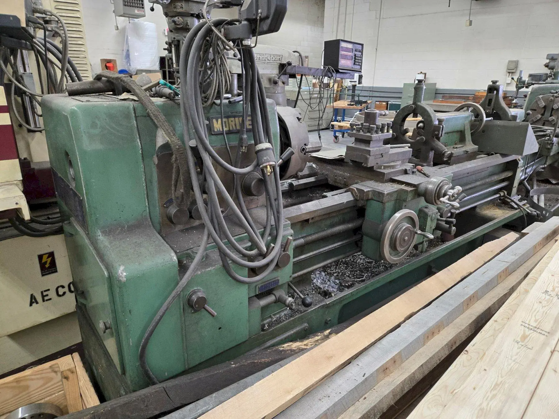 19" X 60" MORI SEIKI ENGINE LATHE 2-1/8" HOLE: YOBRO #24976