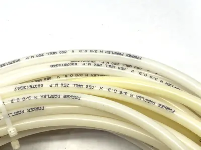 USED PARKER NYLON TUBING .275" ID 3/8" OD LOT OF 120'