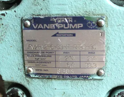 Yuken PV2R12-6-33-F-RFRB-30 Vane Pump