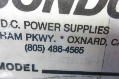 USED CONDOR HDBB105WA POWER SUPPLY