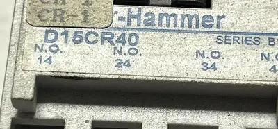Used CUTLER-HAMMER D15CR40 Miscellaneous Equipment (Electrical & Power) | Surplus Asset Holdings #1201392
