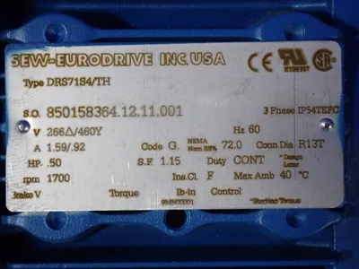 USED SEWEURODRIVE KA47BDRS71S4/TH