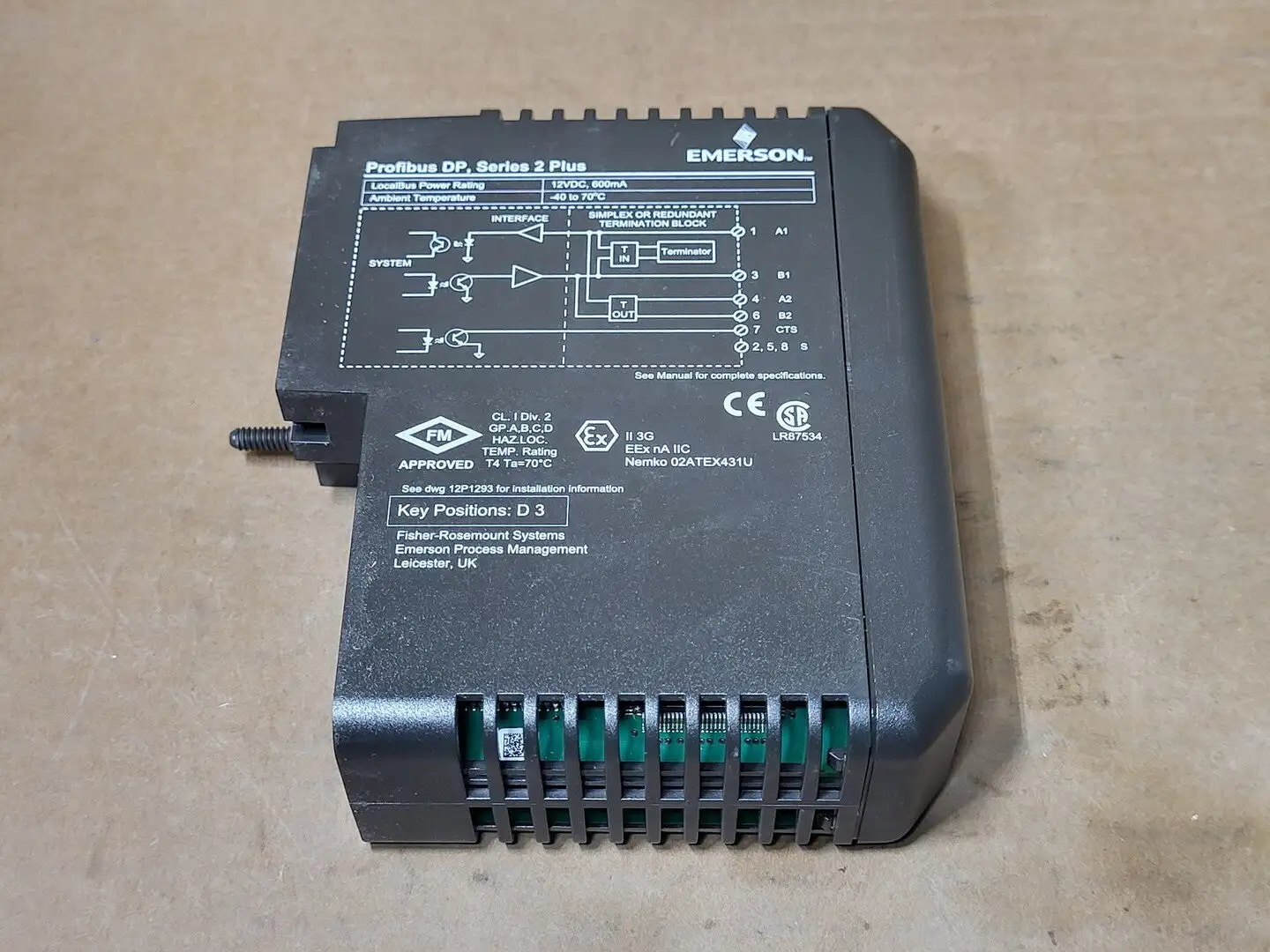 USED FISHER-ROSEMOUNT SYSTEMS KJ3243X1-BB1