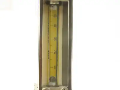 Brooks 1350EHB8CJV1A Flow Meter Sho-Rate Sight Glass Tube 10-50 SCFH 1/4"npt