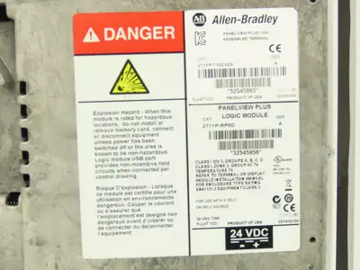 Allen Bradley 2711P-T10C4D8 HMI PanelView Plus 1000 Operator Control Panel Ser A