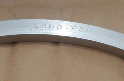 *NEW OLD STOCK* LOT OF 2 Stainless Steel Ring Spacer A240-304 12-⅜" + Warranty!