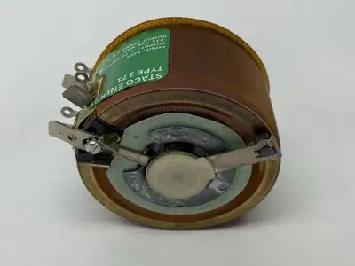 USED STACO TYPE 171 VARIABLE CONTROL TRANSFORMER 120V INPUT, 1.75A OUTPUT
