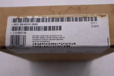 Siemens 6ES7338-4BC01-0AB0 6ES7 338-4BC01-0AB0 New Sealed Box Stock G158A
