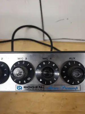 Bogen Solid State Mixer Preamplifier Model CAM Series F-69