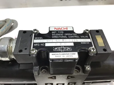 Nachi SS-G01-C5-FR-E115-E30 Wet Type Solenoid Operated Directional Control Valve