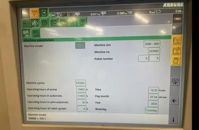2015 ARBURG 570C 2000-800 Injection Molding Horizontal/Vertical | Machinery Network (3)