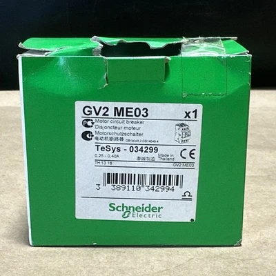 NEW Schneider Electric GV2ME03
