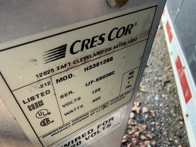 Used CRESCOR H339128B Hot Food Warming, Holding, & Transport Cabinets Michigan US | Miedema Asset Management Group #1760683