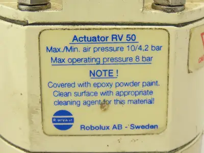 Robolux RV 50 Robo Valve 4 Way with Actuator 4.2-10 Bar