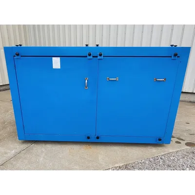 Used 75HP Alusuisse Alesa Pressure Blower w/ Inlet Filter and Acoustic Enclosure