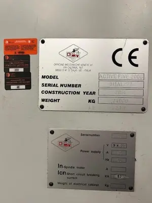 2015 PARPAS ACTIVE  LINEAR FIVE  2000 Machining Centers, Vertical, (5-Axis or More) | Star Equipment Co., Inc. (5)