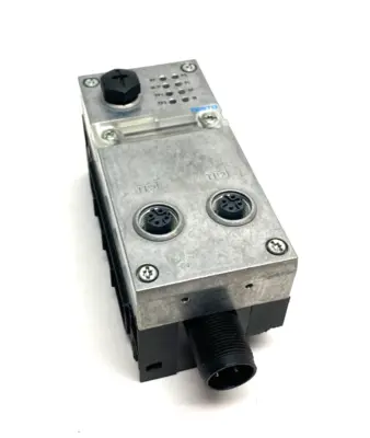 USED FESTO BUS NODE 548755, CPX-GE-EV-S INTERLINK BLOCK 195746 CRACKED