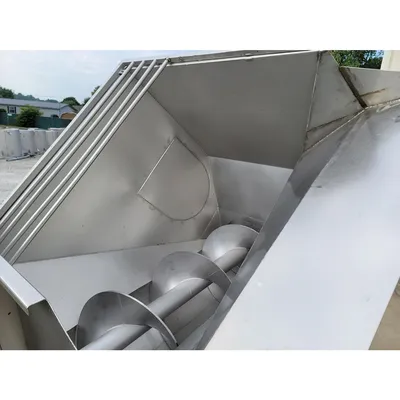 Used FPEC 24" dia. X 12.5' L Incline Sanitary Food Grade Screw Auger Conveyor