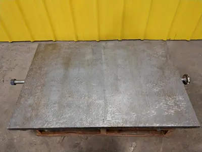 36" X 24" X 7.5" STEEL LAYOUT TABLE: STOCK 13635
