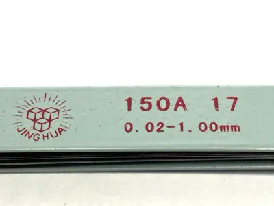 Used JINGHUA PRECISION STAINLESS STEEL GAP GAUGE MISSING 6 BLADES Thickness Gauges Michigan US | Maverick Industrial Sales #1091325