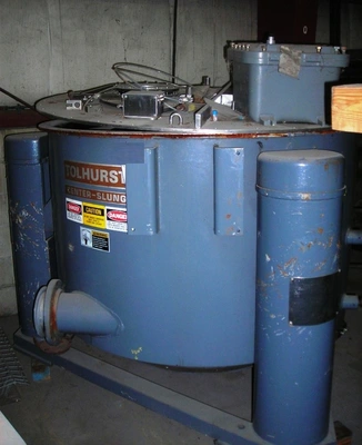 Ketema Mark III 48 x 24 perforate basket centrifuge, 316SS.